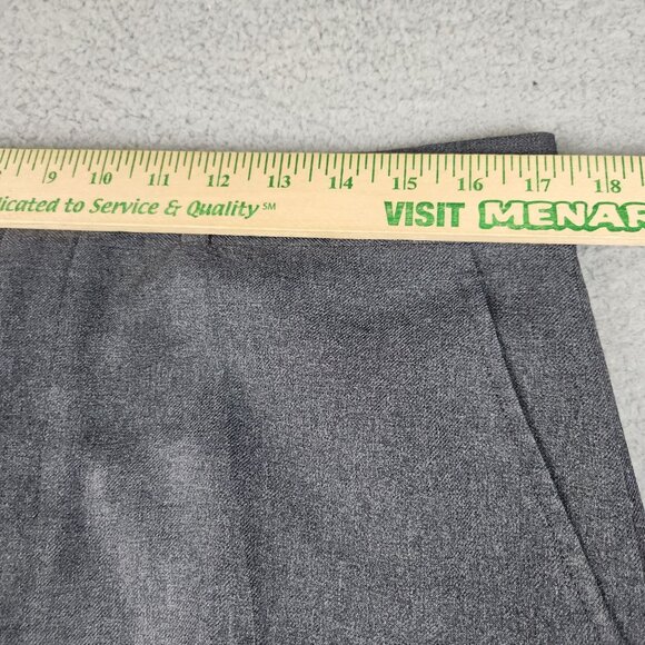 Vintage Haggar Tweed Wool Slacks Pants 34x29 Gray Pleated Trousers Men's Casual - Picture 3 of 7